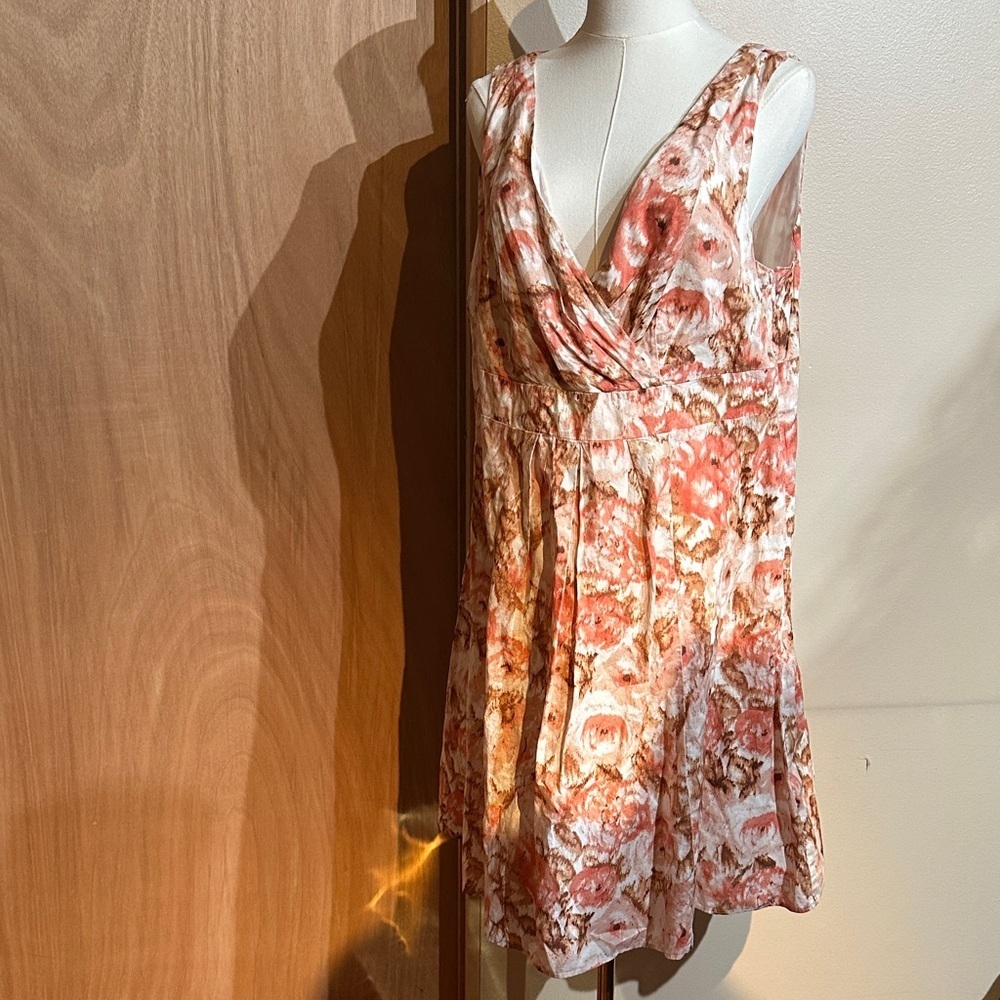Lands end floral 14 dress